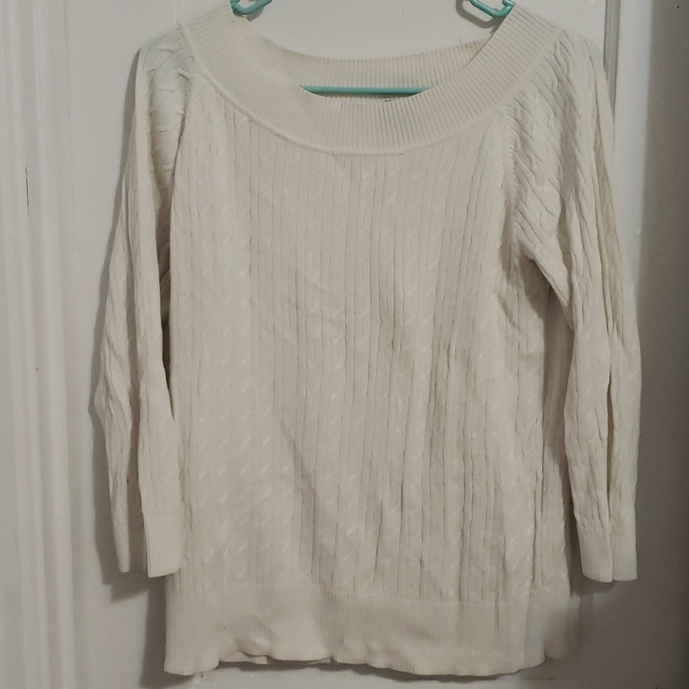 White sweater
